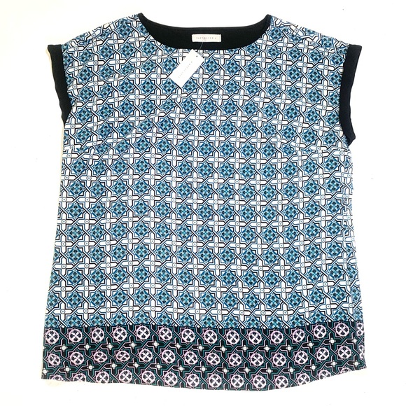 BNWT Suzy Shier patterned blouse - Picture 1 of 4